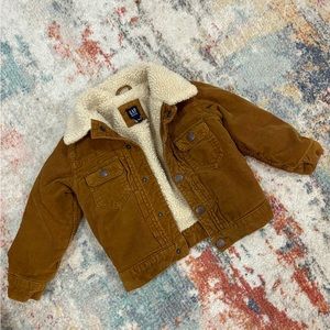 Gap Corduroy Sherpa jacket for boy 3T